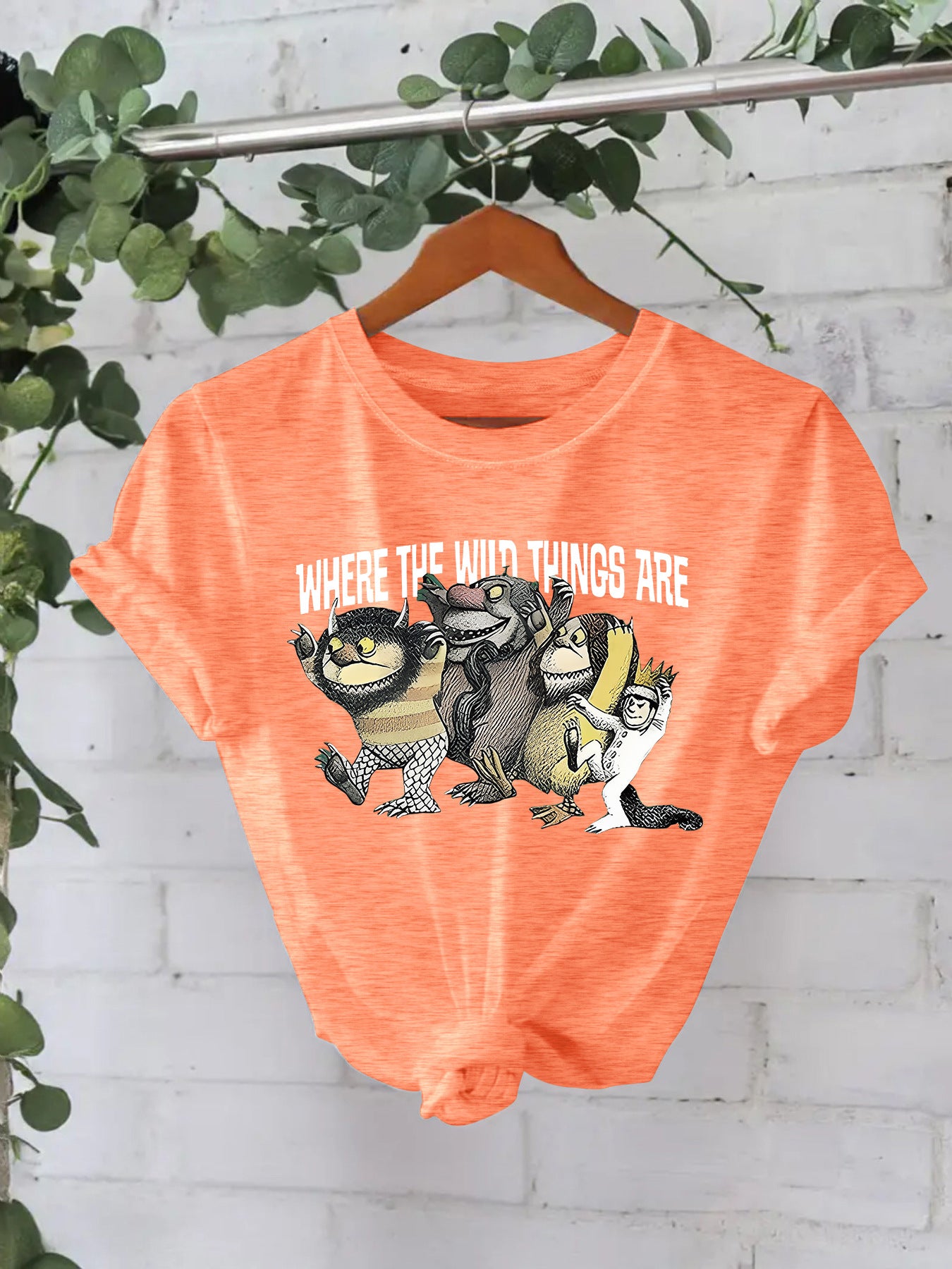 Printed Short Sleeve Monster